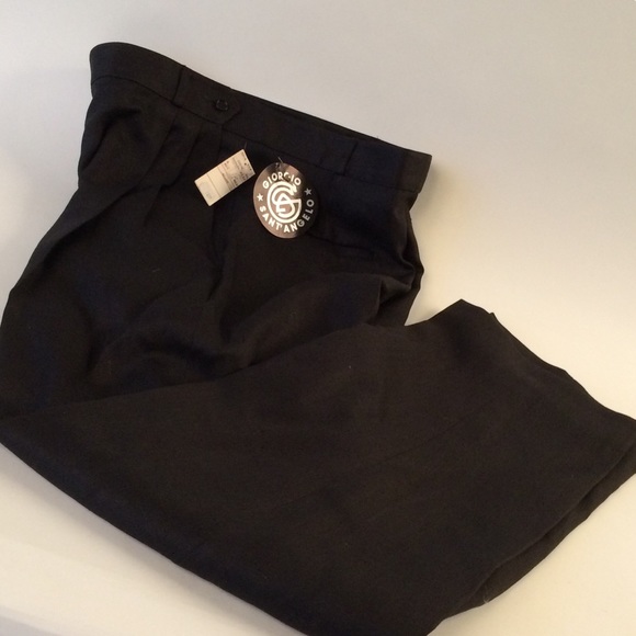 Vintage charcoal gray Giorgio Sant’Angelo pants - Picture 1 of 8